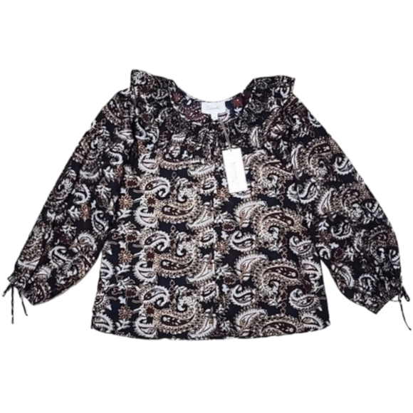 Cleobella NWT 100% organic cotton Jillian Blouse size XS - Picture 2 of 8